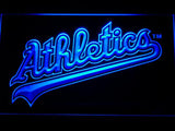 Oakland Athletics (6) LED Neon Sign Electrical - Blue - TheLedHeroes