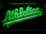 Oakland Athletics (6) LED Neon Sign USB - Green - TheLedHeroes