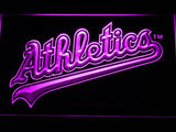 Oakland Athletics (6) LED Neon Sign USB - Purple - TheLedHeroes