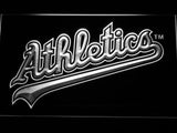 Oakland Athletics (6) LED Neon Sign USB - White - TheLedHeroes