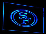San Francisco 49ers LED Neon Sign USB - Blue - TheLedHeroes