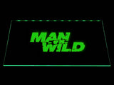 Man VS Wild LED Neon Sign USB - Green - TheLedHeroes