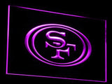 San Francisco 49ers LED Neon Sign USB - Purple - TheLedHeroes