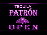 Tequila Patron Open LED Neon Sign USB - Purple - TheLedHeroes