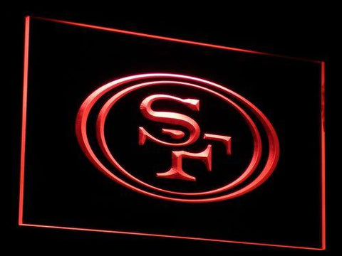 San Francisco 49ers LED Neon Sign USB - Red - TheLedHeroes