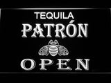 Tequila Patron Open LED Neon Sign USB - White - TheLedHeroes