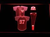 FREE New York Yankees Uniform LED Sign - Red - TheLedHeroes