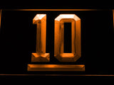 New York Yankees #10 Phil Rizzuto LED Neon Sign USB - Orange - TheLedHeroes