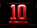 New York Yankees #10 Phil Rizzuto LED Neon Sign USB - Red - TheLedHeroes