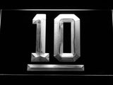 New York Yankees #10 Phil Rizzuto LED Neon Sign USB - White - TheLedHeroes