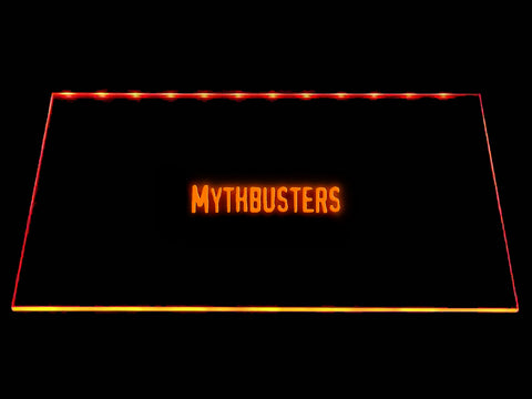 FREE MythBusters LED Sign - Orange - TheLedHeroes