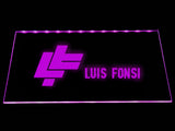 Luis Fonsi LED Neon Sign USB - Purple - TheLedHeroes
