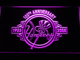 FREE New York Yankees 100th Anniversary LED Sign - Purple - TheLedHeroes