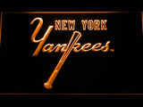 New York Yankees (7) LED Neon Sign USB - Orange - TheLedHeroes