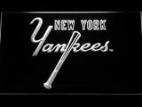 New York Yankees (7) LED Neon Sign USB - White - TheLedHeroes
