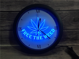 Free the Weed LED Wall Clock -  - TheLedHeroes