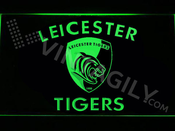 Leicester Tigers LED Sign - Green - TheLedHeroes