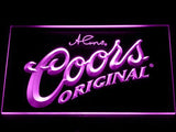 Coors Light Original LED Neon Sign USB - Purple - TheLedHeroes