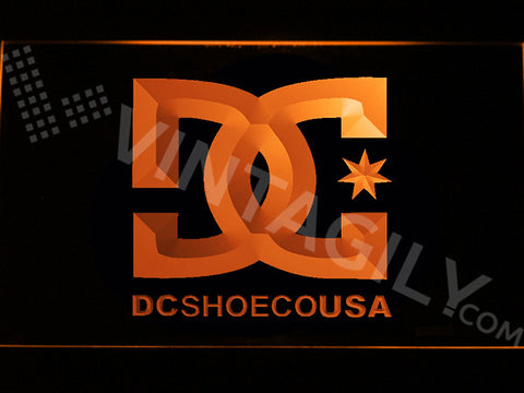 DC Shoes LED Sign - Orange - TheLedHeroes