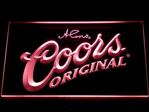 Coors Light Original LED Neon Sign USB - Red - TheLedHeroes
