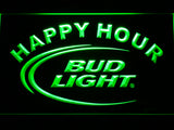 FREE Bud Light Happy Hour LED Sign - Green - TheLedHeroes