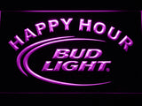 FREE Bud Light Happy Hour LED Sign - Purple - TheLedHeroes