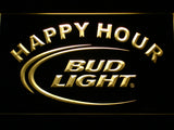 FREE Bud Light Happy Hour LED Sign - Yellow - TheLedHeroes