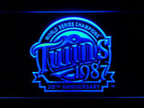 Minnesota Twins 20th Anniversary LED Neon Sign Electrical - Blue - TheLedHeroes