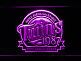 FREE Minnesota Twins 20th Anniversary LED Sign - Purple - TheLedHeroes