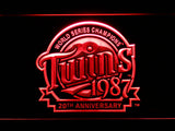 FREE Minnesota Twins 20th Anniversary LED Sign - Red - TheLedHeroes