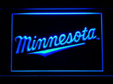 Minnesota Twins (6) LED Neon Sign USB - Blue - TheLedHeroes