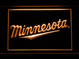 Minnesota Twins (6) LED Neon Sign USB - Orange - TheLedHeroes