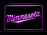 Minnesota Twins (6) LED Neon Sign Electrical - Purple - TheLedHeroes