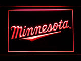 Minnesota Twins (6) LED Neon Sign USB - Red - TheLedHeroes