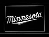 Minnesota Twins (6) LED Neon Sign USB - White - TheLedHeroes