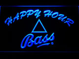 Bass Happy Hour LED Neon Sign USB - Blue - TheLedHeroes