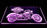 Harley Davidson Motorbike LED Sign - Purple - TheLedHeroes