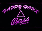Bass Happy Hour LED Neon Sign USB - Purple - TheLedHeroes