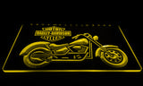 Harley Davidson Motorbike LED Sign - Yellow - TheLedHeroes