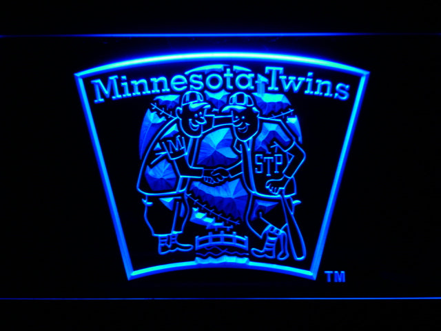 FREE Minnesota Twins (8) LED Sign - Blue - TheLedHeroes