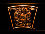Minnesota Twins (8) LED Neon Sign USB - Orange - TheLedHeroes