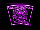 Minnesota Twins (8) LED Neon Sign USB - Purple - TheLedHeroes