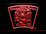 Minnesota Twins (8) LED Neon Sign USB - Red - TheLedHeroes