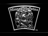 Minnesota Twins (8) LED Neon Sign USB - White - TheLedHeroes