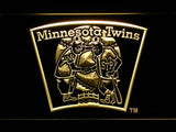 Minnesota Twins (8) LED Neon Sign USB - Yellow - TheLedHeroes