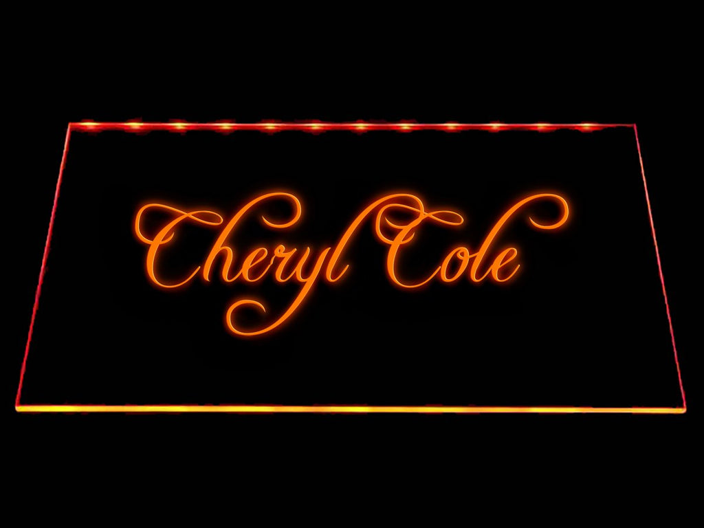 Cheryl Cole LED Neon Sign USB - Orange - TheLedHeroes