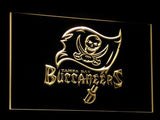 Tampa Bay Buccaneers LED Neon Sign Electrical - Yellow - TheLedHeroes