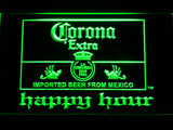 FREE Corona Extra Happy Hour LED Sign - Green - TheLedHeroes