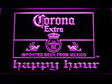 FREE Corona Extra Happy Hour LED Sign - Purple - TheLedHeroes