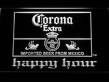 FREE Corona Extra Happy Hour LED Sign - White - TheLedHeroes